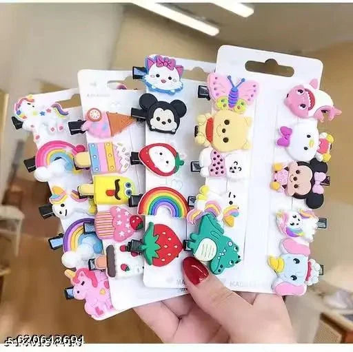 30 HAIR CLIPS FOR GIRLS/KIDS Multicolor color Plastic Ideal for Women / Girls - DIOEX
